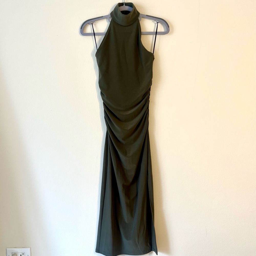 Aritzia halter bodycon dress